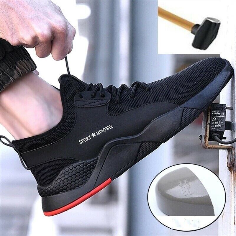 tenis con punta de acero mujer